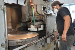 Blanchard Grinding, loading the mag